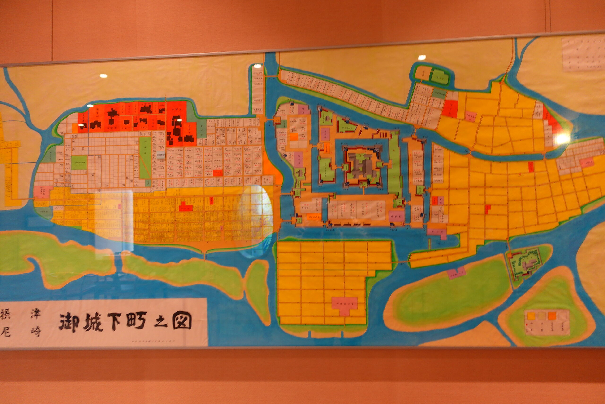尼崎城の古地図